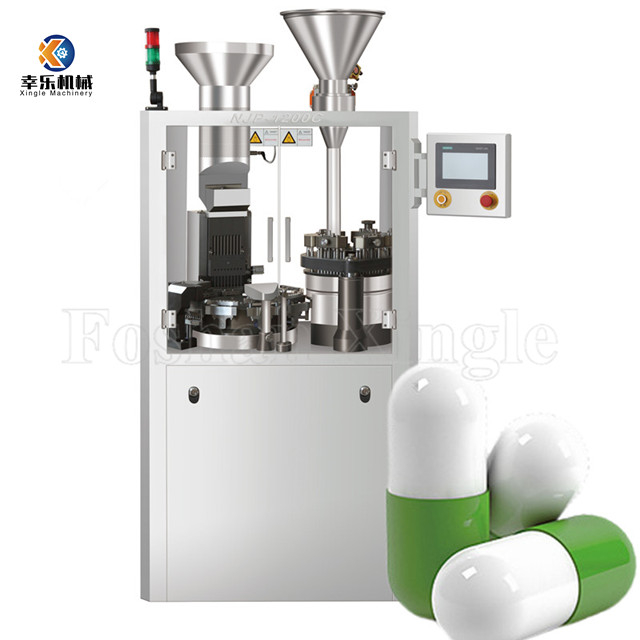 Machine de remplissage automatique de capsules compacte et facile à utiliser 0# NJP-1200