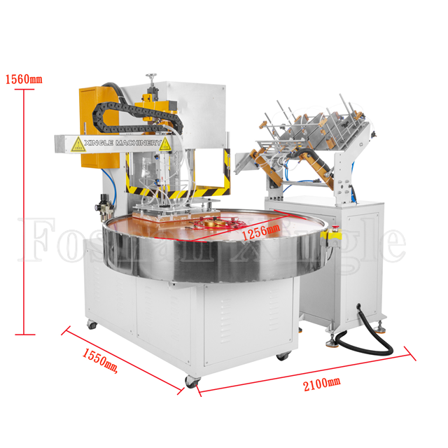 Machine d'emballage sous blister de brosse à dents à batterie rotative automatique