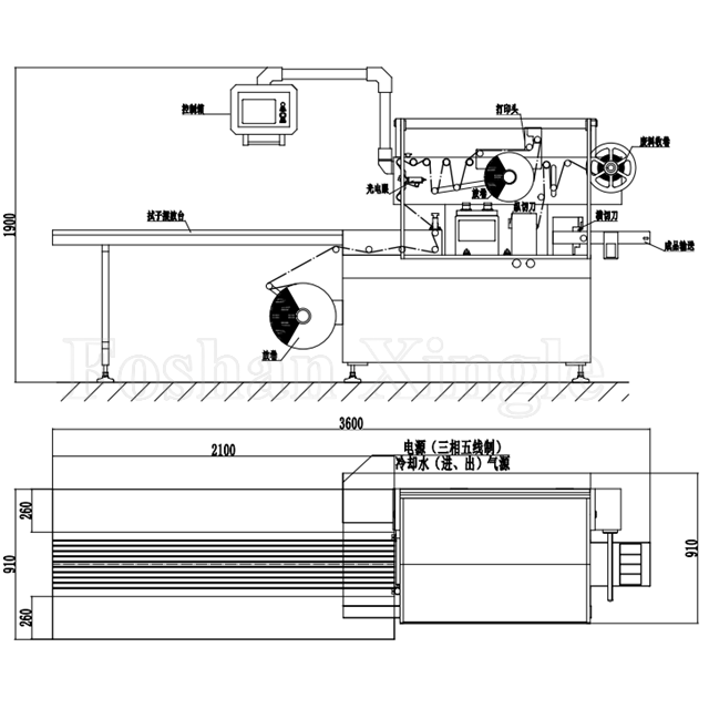 Machine de conditionnement automatique multifonctionnelle pour écouvillons de masque, scellage sur quatre côtés