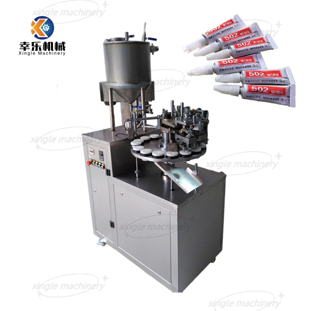 Machine de cachetage de tube en aluminium semi-automatique de lotion cosmétique