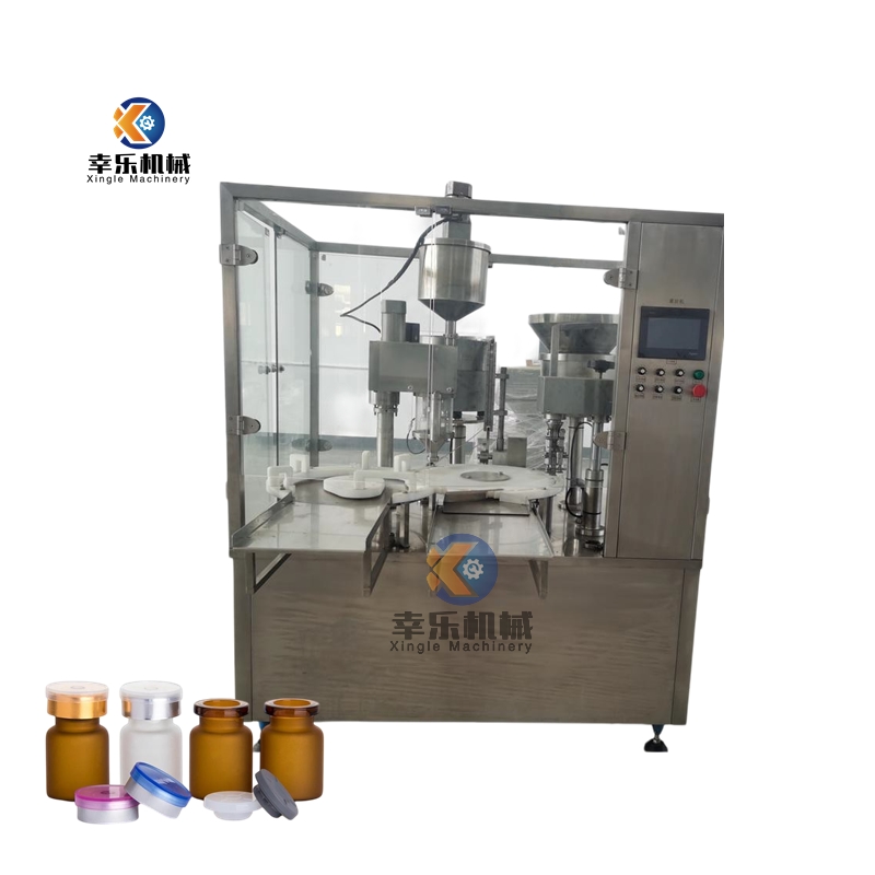 Machine de remplissage et de scellage de poudre sèche de flacon chimique pharmaceutique