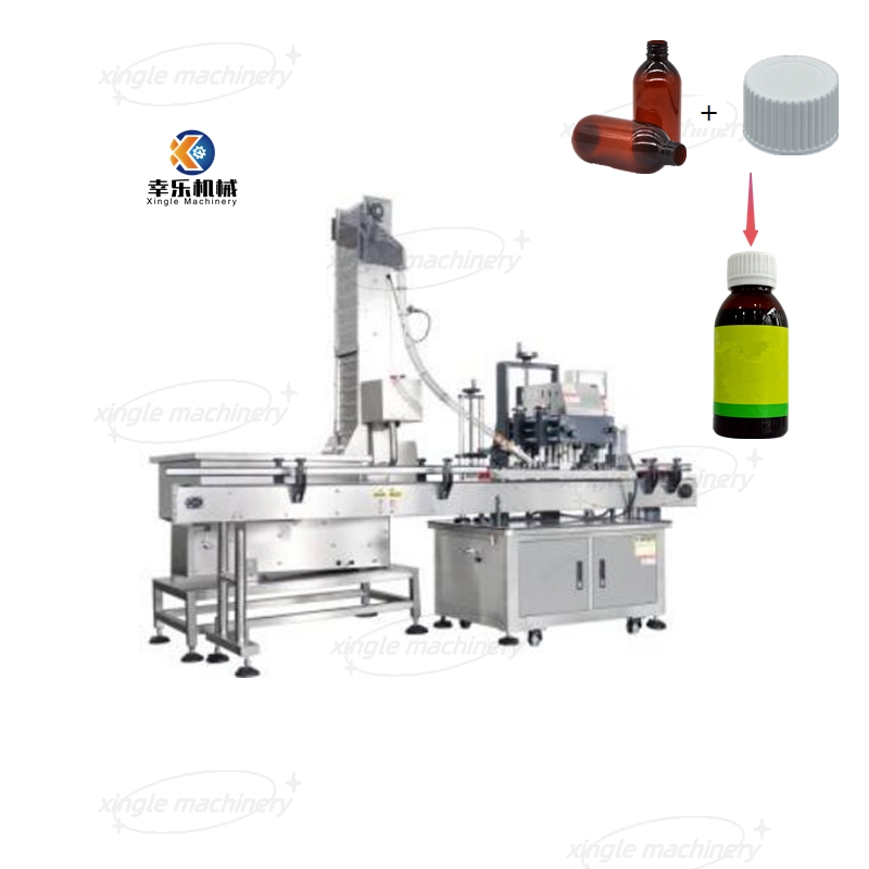 Machine de capsulage de scellage de bouchon de bouteille servo entièrement automatique pour ligne d'emballage