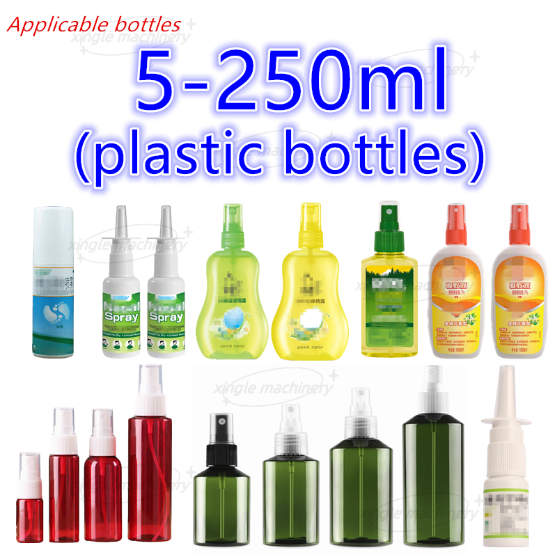Remplissage automatique rotatoire de bouteille de jet de la fiole 5-250ml et machine de cachetage