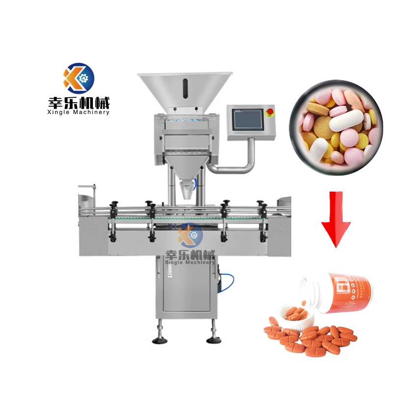 Machine de comptage automatique électronique de comprimés de capsules à 8 canaux