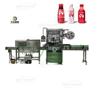 Machine d'étiquetage entièrement automatique de manchon rétractable pour aliments et boissons, pour bouteilles