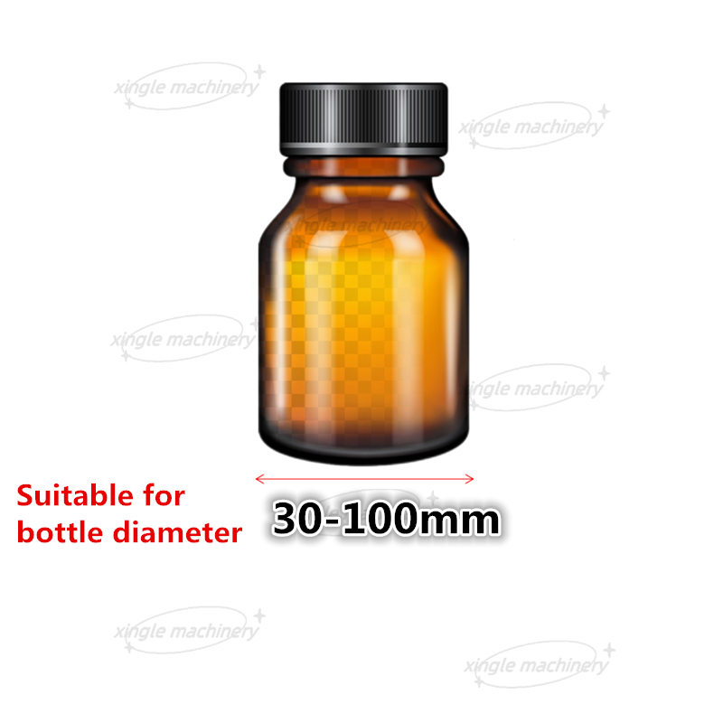 Machine d'étiquetage d'autocollants de positionnement entièrement automatique pour bouteille ronde