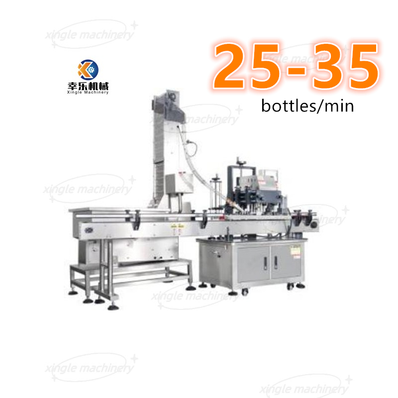 Machine de capsulage de scellage de bouchon de bouteille servo entièrement automatique pour ligne d'emballage