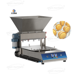 Petit gâteau de chocolat automatique de table faisant la machine de remplissage