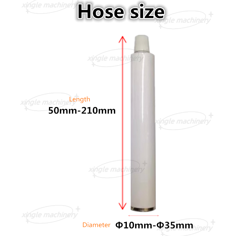 Machine de cachetage de tube en aluminium semi-automatique de lotion cosmétique