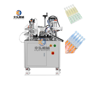 Machine de remplissage et de scellage de tubes continus cosmétiques semi-automatiques