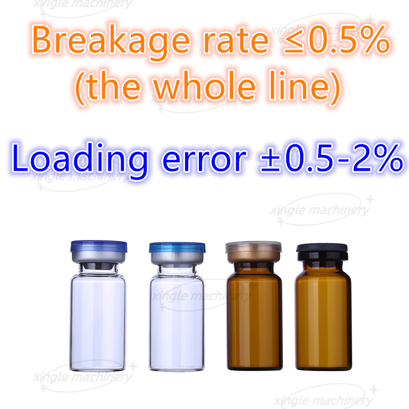 Ligne à grande vitesse pharmaceutique machine de remplissage de flacons de poudre 5-30ml