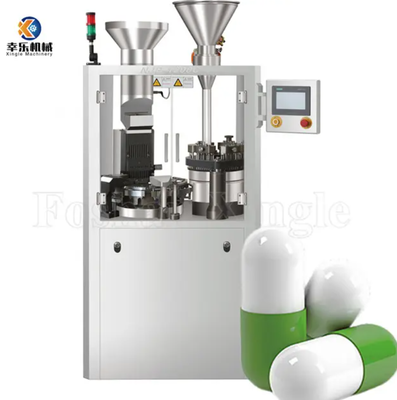 Machine de remplissage automatique de capsules compacte et facile &agrave; utiliser 0# NJP-1200