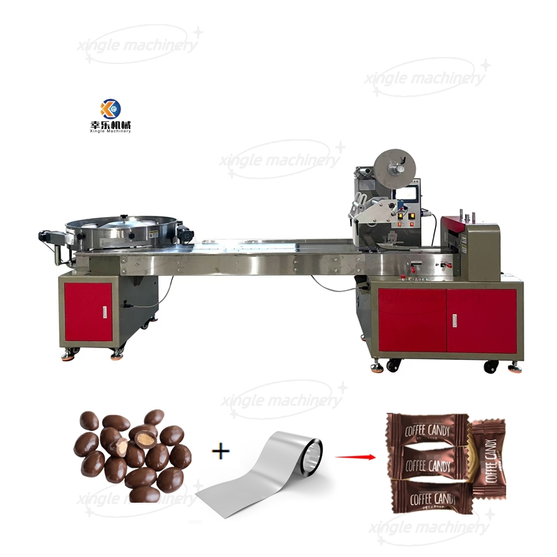 Machine de conditionnement automatique à grande vitesse d'oreiller de sac de sucrerie