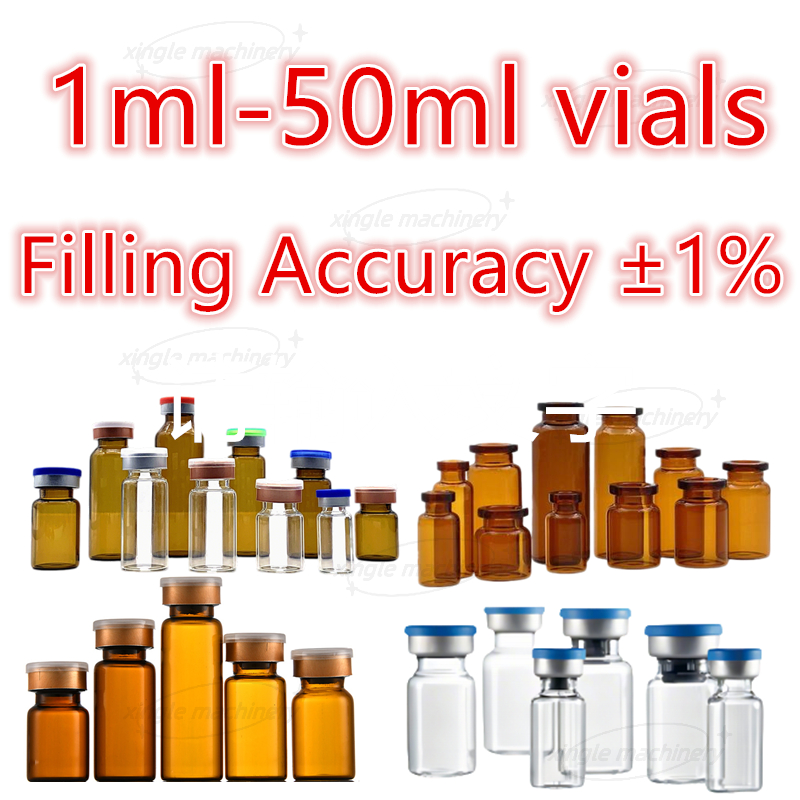 Remplissage linéaire à grande vitesse de la fiole 1-50ml et machine de capsulage de branchement
