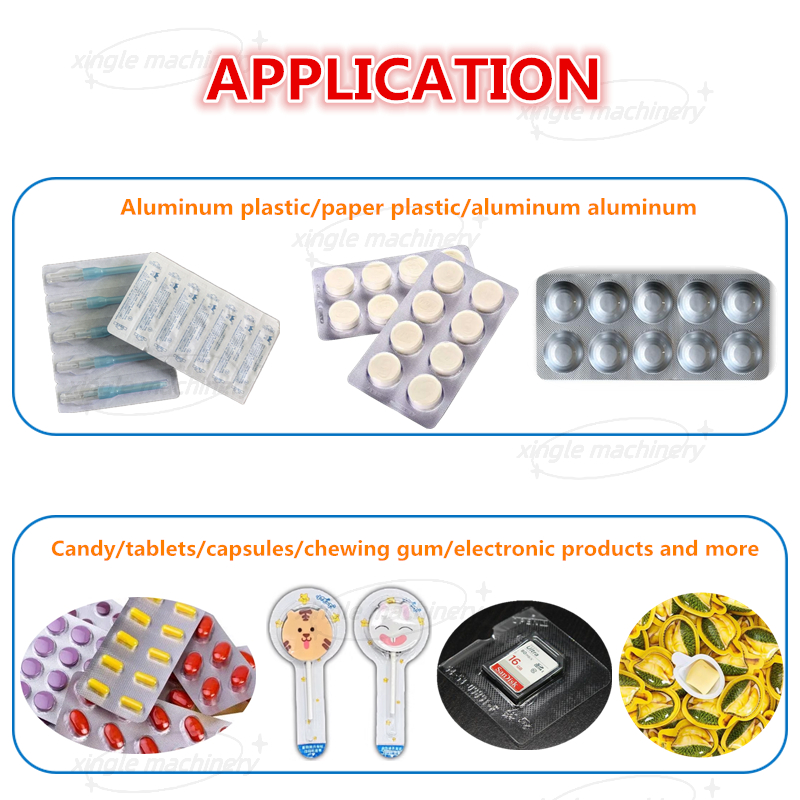 Machine d'emballage automatique de blister de capsules de comprimés dpp-80