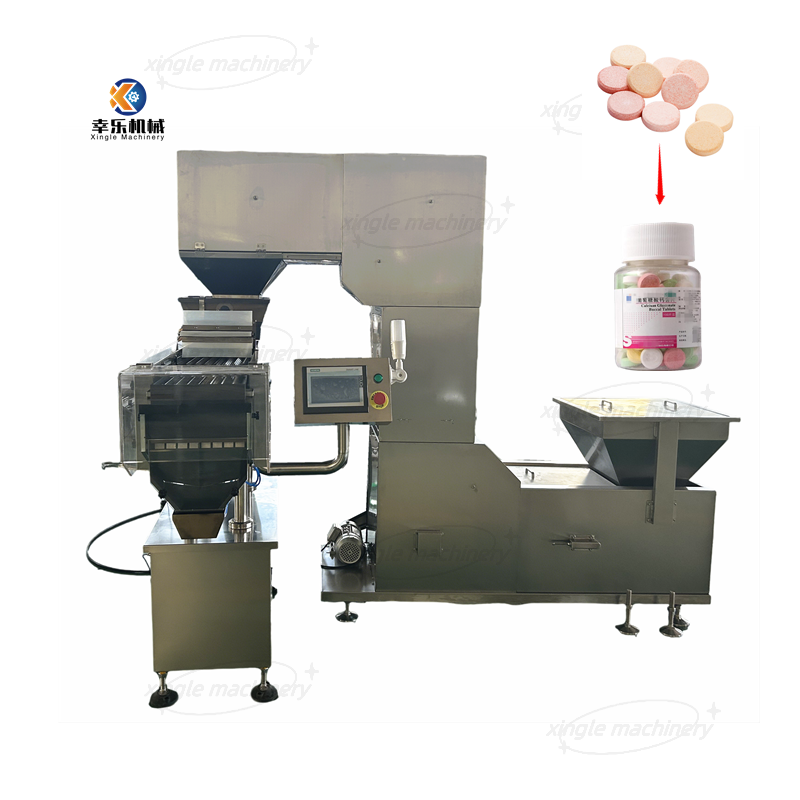 Machine de comptage de bonbons entièrement automatique à 8 canaux avec ascenseur de type Z