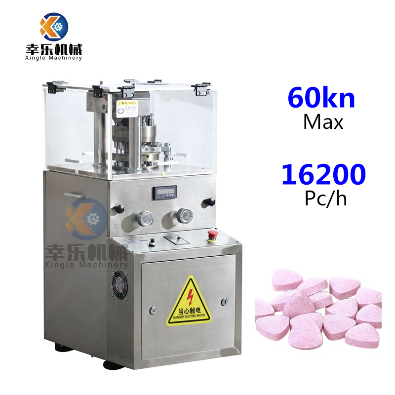 Presse à comprimés rotative automatique en acier inoxydable Zp9