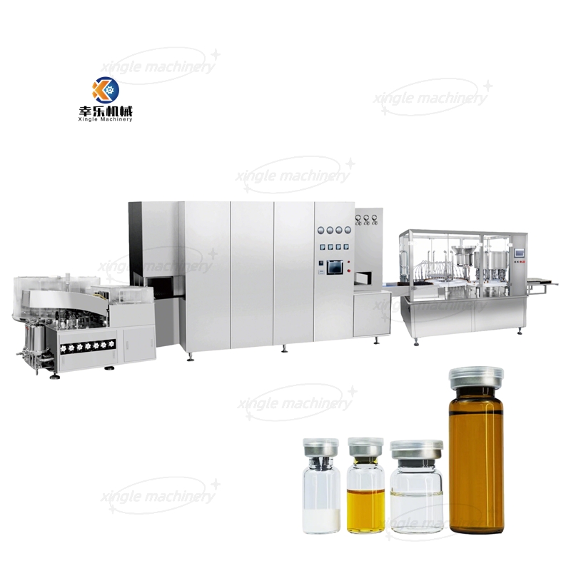 Chaîne de production liquide orale à grande vitesse de machine de remplissage de fiole 5-25ml