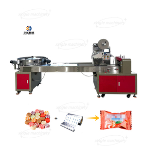 Machine de conditionnement automatique à grande vitesse d'oreiller de sac de sucrerie