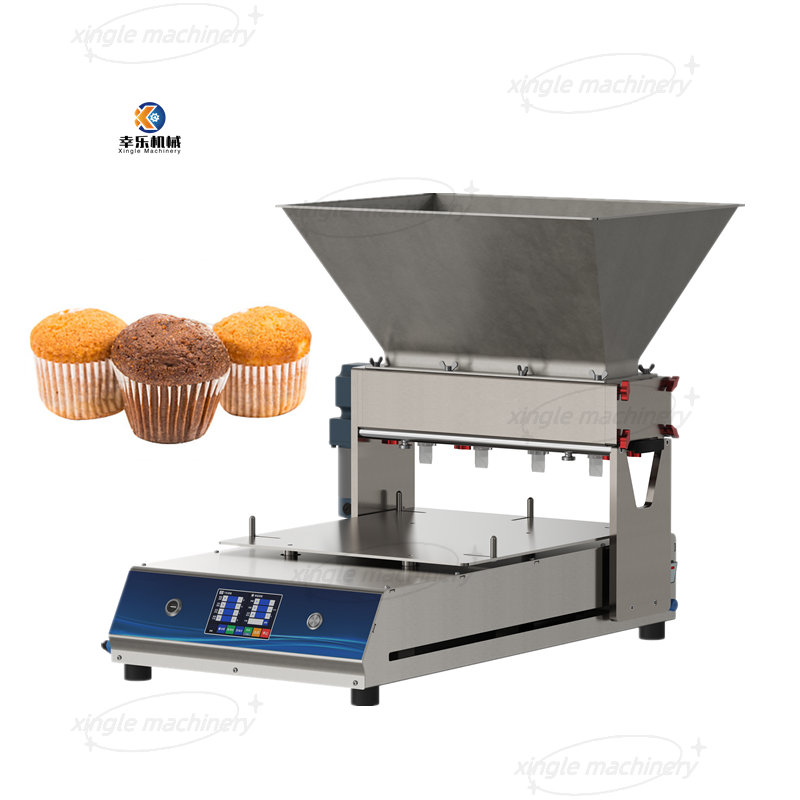 Petit gâteau de chocolat automatique de table faisant la machine de remplissage