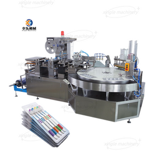 Machine à emballer automatique rotatoire de boursouflure de carte de papier en plastique de carton