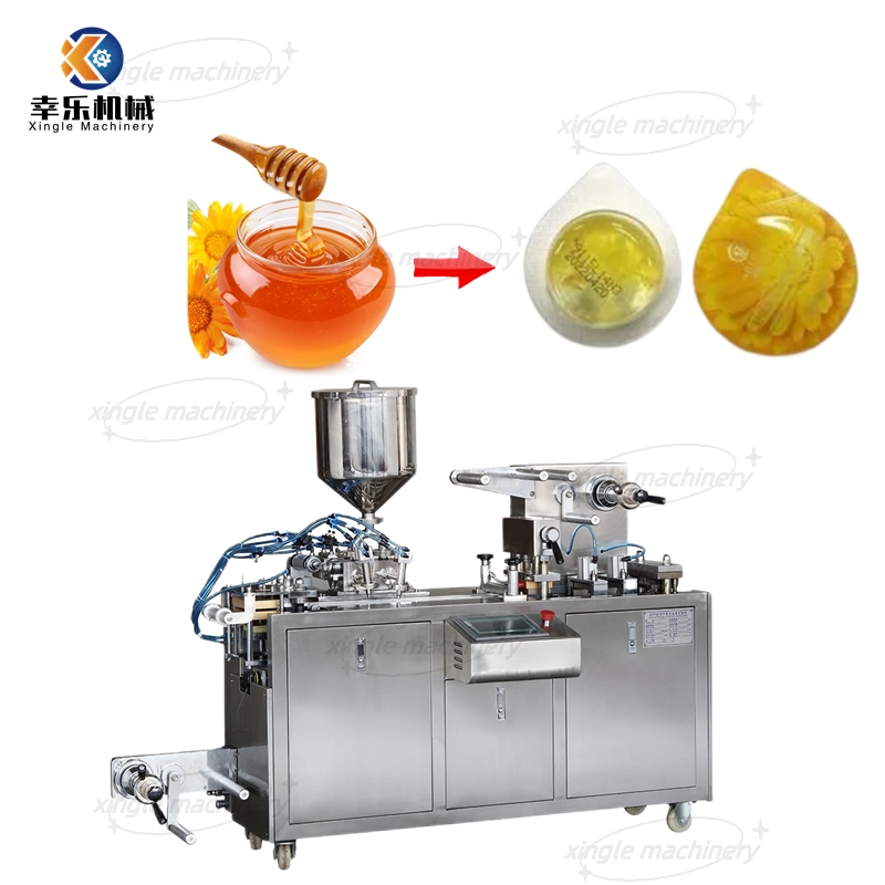 Petite machine de conditionnement sous blister de beurre de chocolat liquide