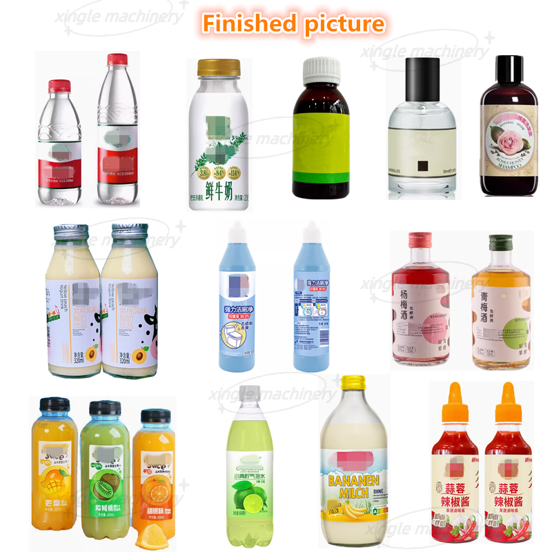 Ligne d'étiquetage de remplissage et de bouchage automatique de liquide de bureau