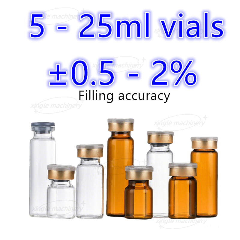 Chaîne de production liquide orale à grande vitesse de machine de remplissage de fiole 5-25ml