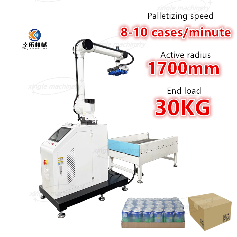 Palettiseur collaboratif portatif automatique de robot de carton de boîte de sac
