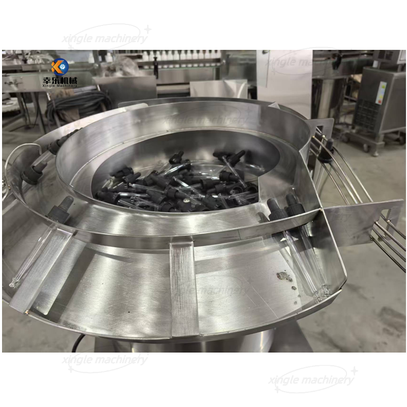 Machine de capsulage de bouchon supérieur de remplissage de flacons liquides linéaires de 10 à 100 ml