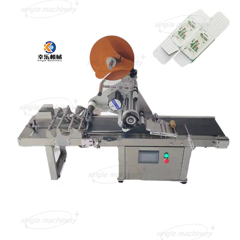 Petite machine d'étiquetage plate automatique de carte en plastique de papier
