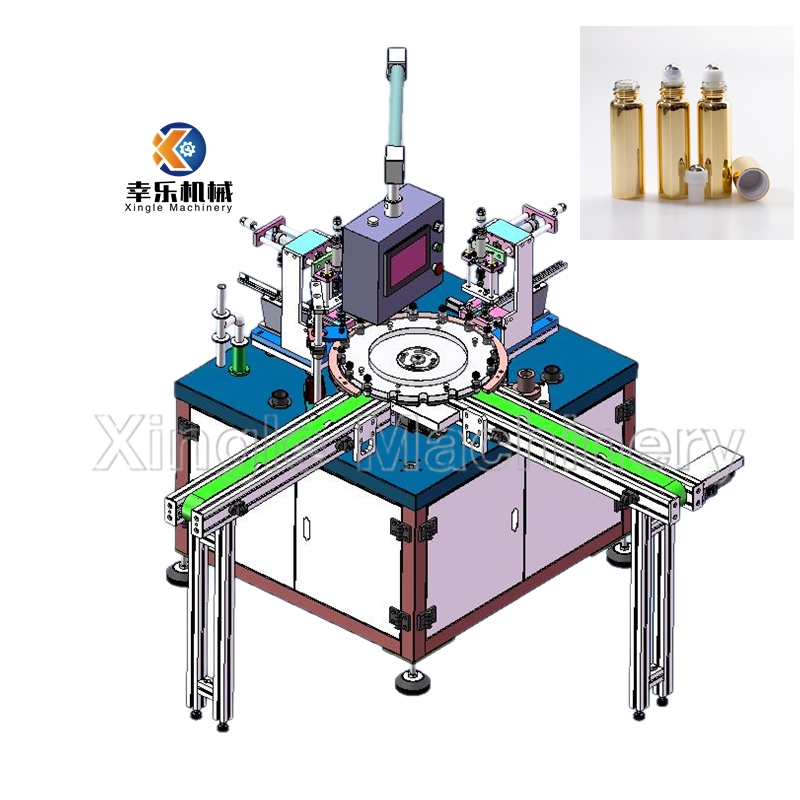 Machine de remplissage et de capsulage de flacons de parfum liquide entièrement automatique