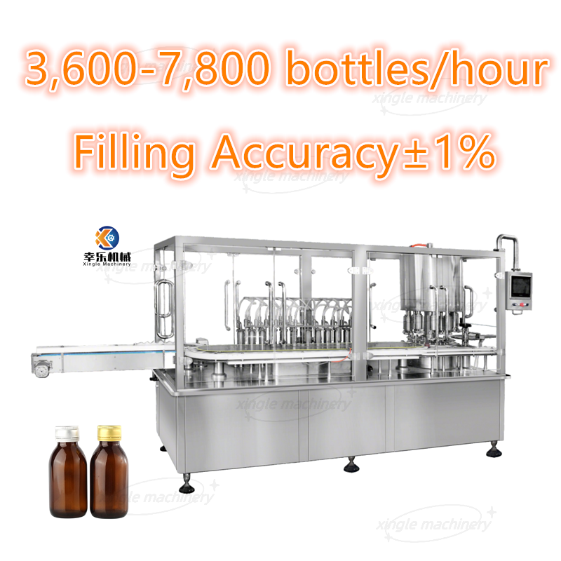 Flacon liquide automatique de bouteille dépistant la machine de remplissage et de cachetage