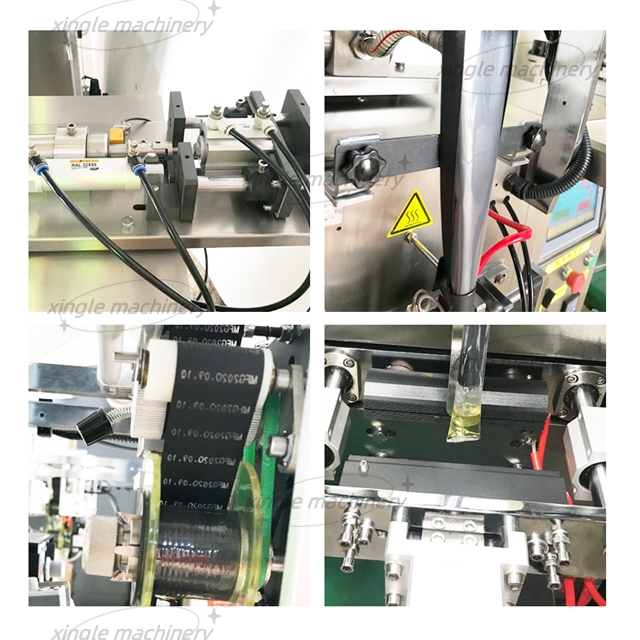 Machine d'emballage liquide de film soluble dans l'eau de détergent automatique