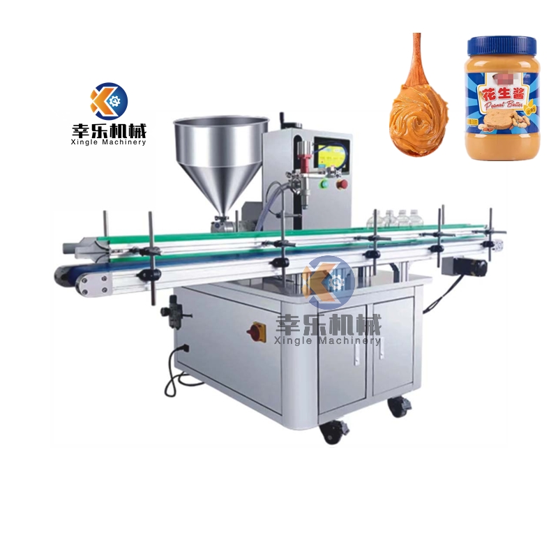 Machine de remplissage entièrement automatique de pompe à rotor de pâte de tomate à tête unique