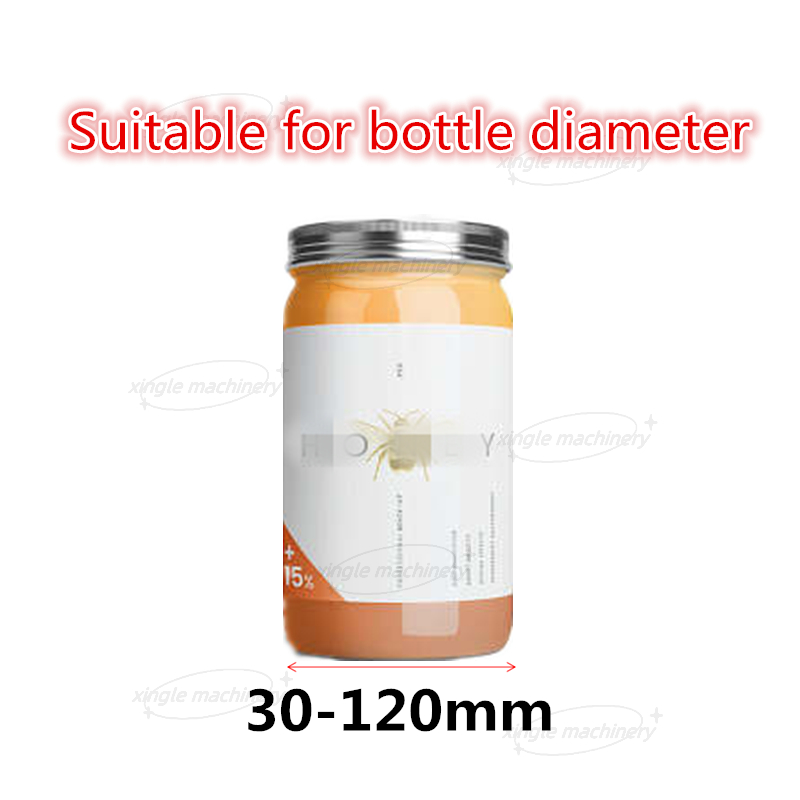 Machine d'étiquetage automatique de bouteilles rondes verticales pour bouteilles en verre