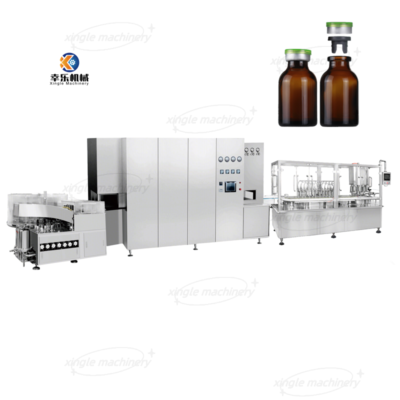 Chaîne de production à grande vitesse de dose élevée de liquide oral machine de remplissage de fiole 