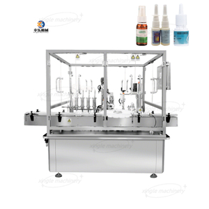 Remplissage automatique rotatoire de bouteille de jet de la fiole 5-250ml et machine de cachetage
