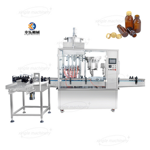 Machine automatique de remplissage et de scellage de pâte épaisse de bouteilles de flacons