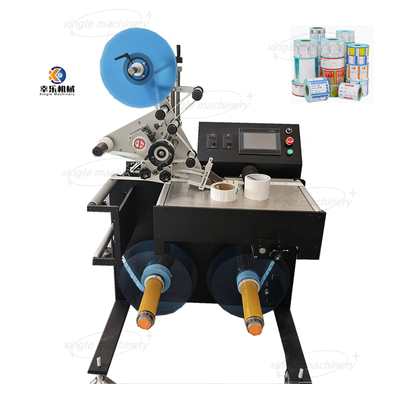 Rouleau d'étiquettes adhésives automatique à grande vitesse pour rouler la machine à étiquettes