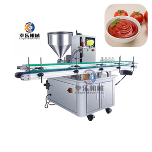 Machine de remplissage entièrement automatique de pompe à rotor de pâte de tomate à tête unique