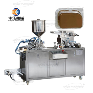 Petite machine de conditionnement sous blister de beurre de chocolat liquide