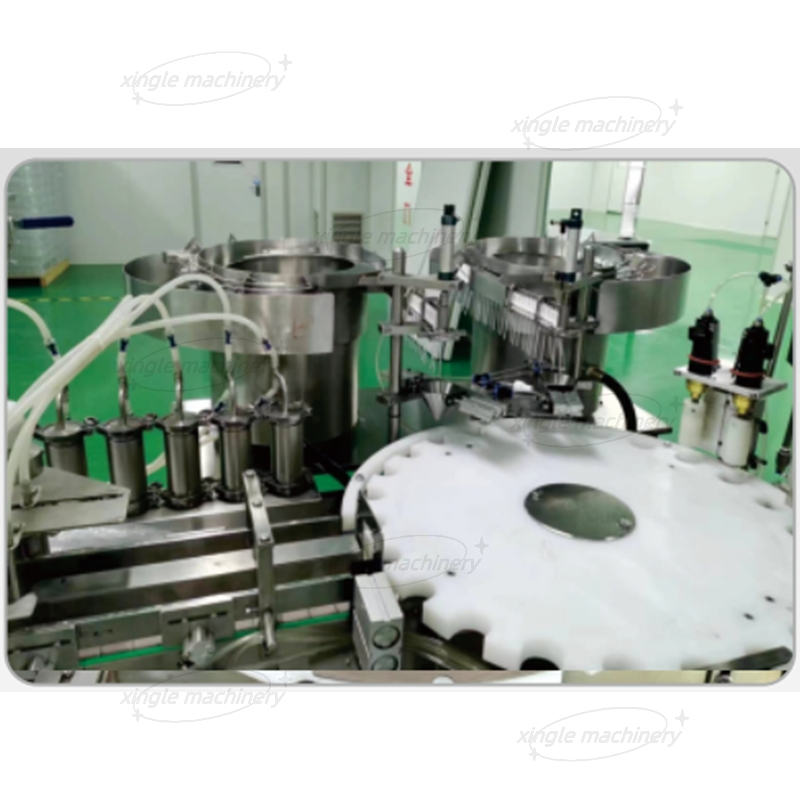 Remplissage automatique rotatoire de bouteille de jet de la fiole 5-250ml et machine de cachetage