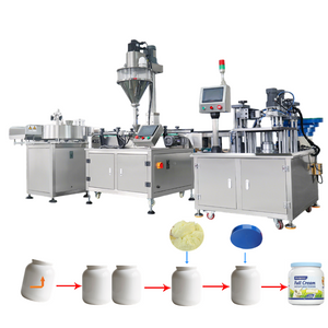 Ligne de production de remplissage de poudre sèche automatique personnalisée
