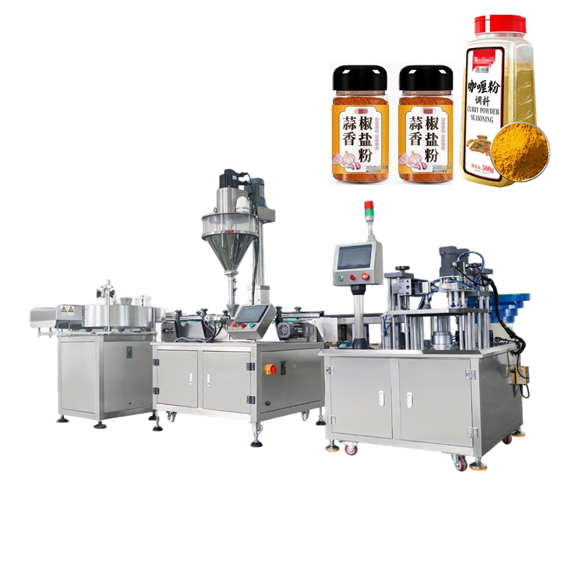 Ligne de production de remplissage de poudre sèche automatique personnalisée